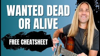 Wanted Dead Or Alive by Bon Jovi - Guitar Lessons