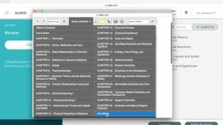 ALEKS - Navigating the e-Book