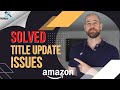 How to Update Your Amazon FBA Listing Title Using a FLAT FILE Update FAST