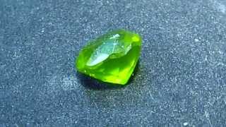 Large Bargain Priced 11.68 carat Arizona Peridot Round 13mm