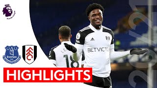 Everton 0-2 Fulham | Premier League Highlights | Josh Maja at the double on Merseyside