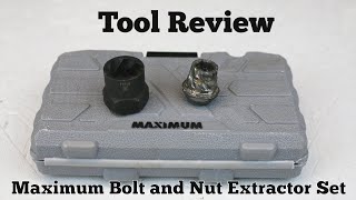 Maximum Bolt and Nut Extraction Set - (Impact Rated)