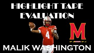 Malik Washington (2025 QB) Highlight Tape Evaluation