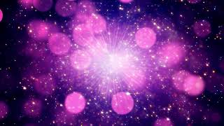 sparkling pink purple glitter lights particles celebration background loop