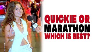 What's better: quickie or marathon Sex? Shocking answers!