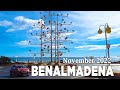 Benalmadena Walking Tour Malaga Spain Costa del Sol November 2022 [4K]