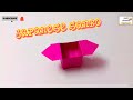 Japanese Sanbo making with origami|DIY|No glue No scissors