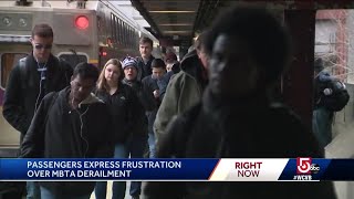 Passengers express frustrations after derailment