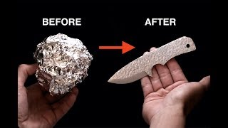 Turning Aluminium Foil into a Knife