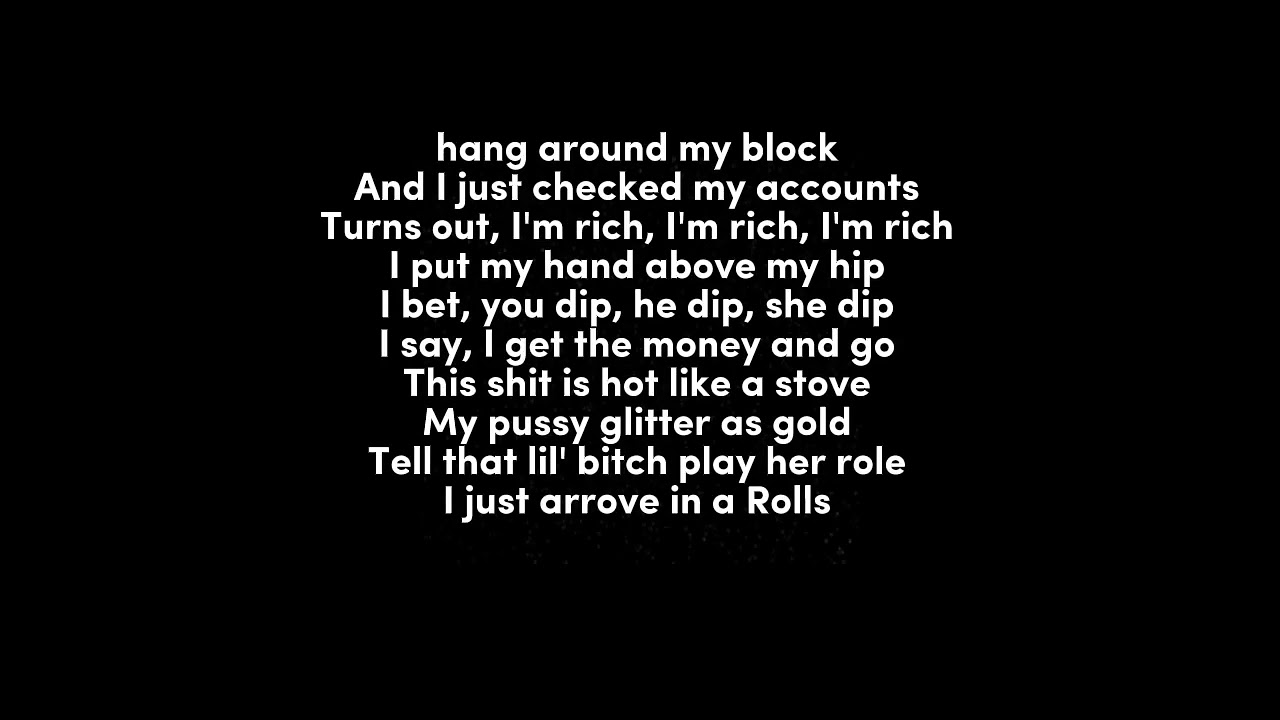 Cardi B Bodak Yellow (lyrics) - YouTube