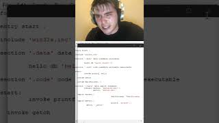 Assembler против Python | Ассемблер против Питона #shorts