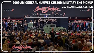 SOLD! 2009 AM General Humvee Custom 6x6 - BARRETT-JACKSON 2024 SCOTTSDALE AUCTION