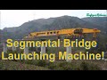 Unbelievable Bridge Girder Erection Monster Machine!