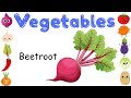 Vegetable Names in English | Vegetables with Pictures | Toddler Learning