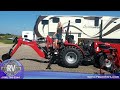 mahindra 2638 tractor with backhoe and loader