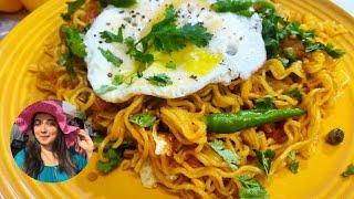 Yummy Maggi Shakshuka Recipe #SWADKICHUTKI