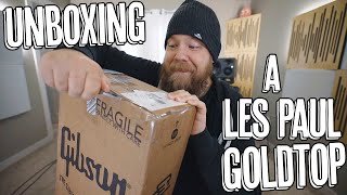 Unboxing A Les Paul Goldtop!