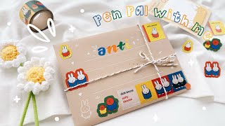 🐰 pen pal with me #34 // miffy themed letter