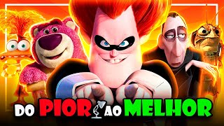 Os 35 VILÕES da PIXAR: Do PIOR ao MELHOR!