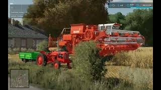 FS22 - Rostselmash Don 1500 \u0026 Volvo Krabat Combine Harvest @ Kolonia