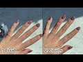 essie gel couture take me to thread nail polish try on color swatch