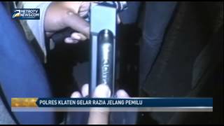 Polres Klaten Gelar Razia Jelang Pemilu