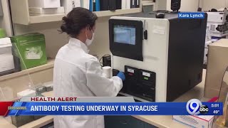 Antibody testing underway in Syracuse