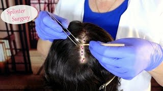 ASMR Rhinestone Removal at your Scalp Clinic (Whispered)