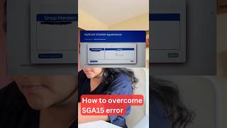 Getting SGA15 error in the New USA Visa portal?Try these steps | New USA Visa portal updates #visa