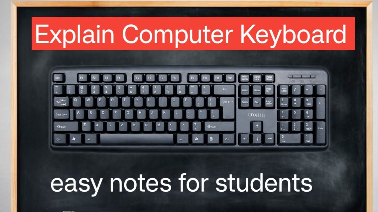Explain Computer Keyboard Input Devices Youtube