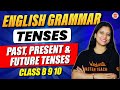 TENSES - Past, Present & Future Tenses | ENGLISH GRAMMAR| Class 8 9 10 | Sunaina Ma'am