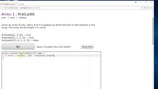 java practice codingbat com array 1 1