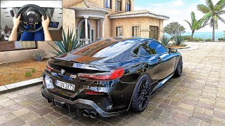 BMW M8 Coupe - Forza Horizon 5 (Steering Wheel + Shifter) Gameplay
