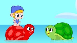 Morphle | Turtle & Speedboat Race! | Animals for Kids | Learning for Kids | Kids Videos