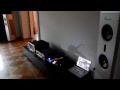 technics 1210 mit accuphase c2810 pre und p7100 quad ii tube monos und burmester b80