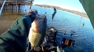 Chatterbait Fishing In January On A Flooded Lake Conway