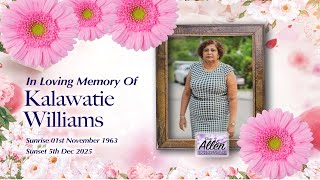 Celebrating the life of Kalawatie Williams (Home)