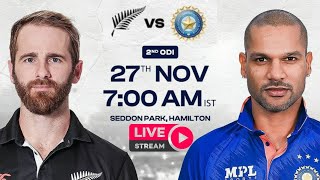🔴Live India vs New Zealand 2nd ODI Match #IND vs #NZ Live Today #ODI Cricket Match Score,Commentary