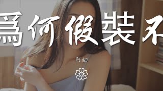 阿細 - 你又爲何假裝不知道『不聽勸告 然而心中只想你好』【動態歌詞Lyrics】