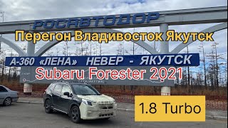 Перегон Владивосток Якутск компания Nohara Auto. Subaru Forester 2021 1.8 Turbo