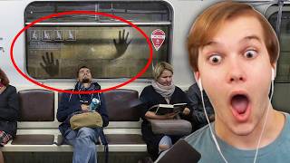 The Subway is Haunted! | Quinn Reacts to Scary Comp. V112