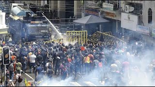 Protesters storm residence of Sri Lankan president