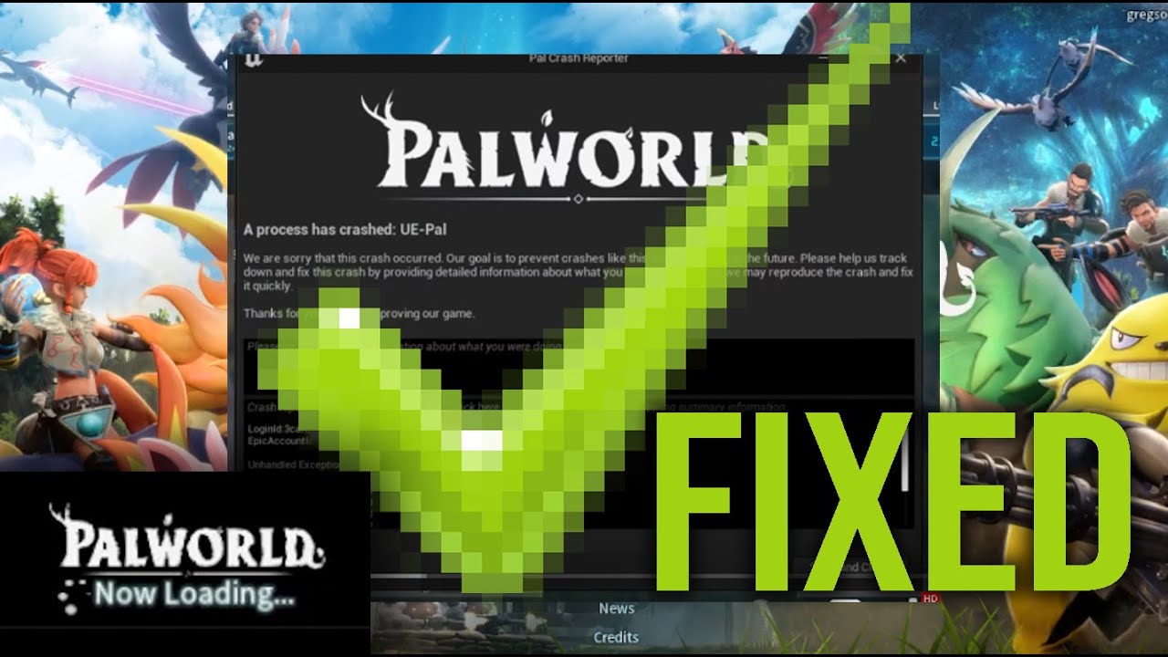 How To Fix Palworld Crashing On Start Up (Palworld Crash On PC At ...