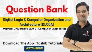 Digital Logic \u0026 Computer Organization and Architecture | SEM III CMPN | DLCOA | Important Questions