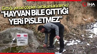 Hem Doğal Kaynak Suyu Alıyor Hem Çevre Temizliği Yapıyorlar