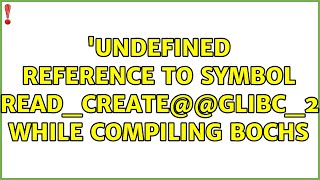 Ubuntu: 'undefined reference to symbol 'pthread_create@@GLIBC_2.2.5' while compiling bochs