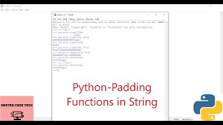Python- Padding Functions in String