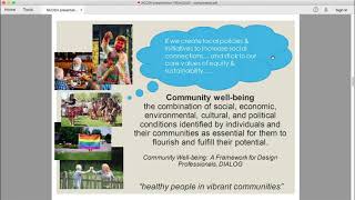 Healthy Social Environments: Social connectivity in neighbourhoods