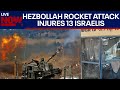 Israel-Hamas war: Hezbollah rocket attack injures 13 Israelis | LiveNOW from FOX