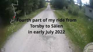 Dirt road section of Trans-Euro Trail near Torsby, Sweden in early July 2022, part 4 #transeurotrail